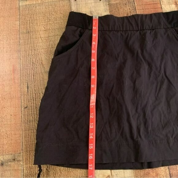Columbia women's size medium Black skort skirt with under shorts with side ties - Picture 3 of 8